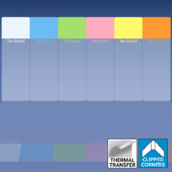 All Colors Yellow Y-9203 Orange O-9205 Blue B-9204 Pink P-9202 Green G-920 White W-9200