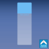 B-9254 Blue microscope slide