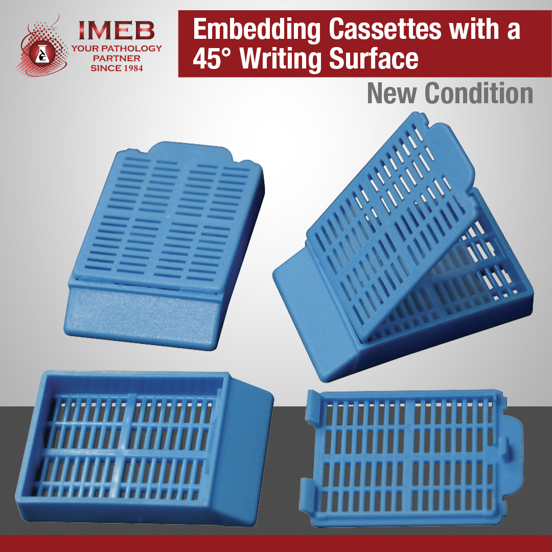 Embedding Cassettes with a 45° Writing Surface Blue