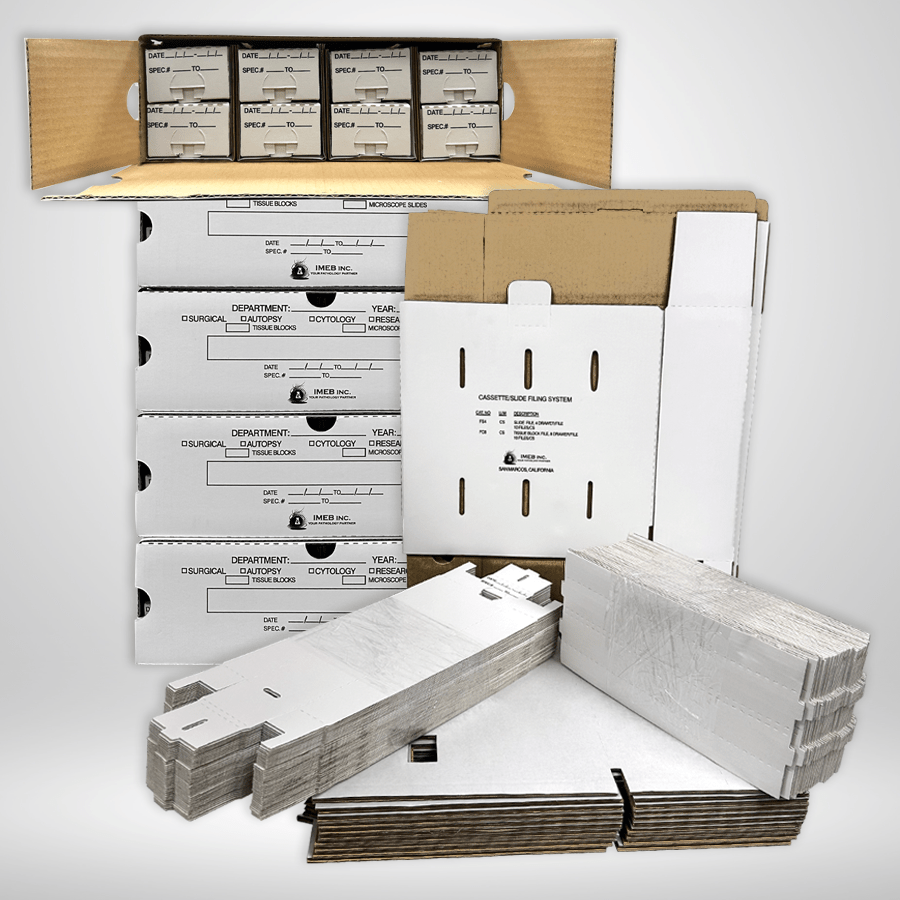 Cassettes Storage Cardboard Open Top Una