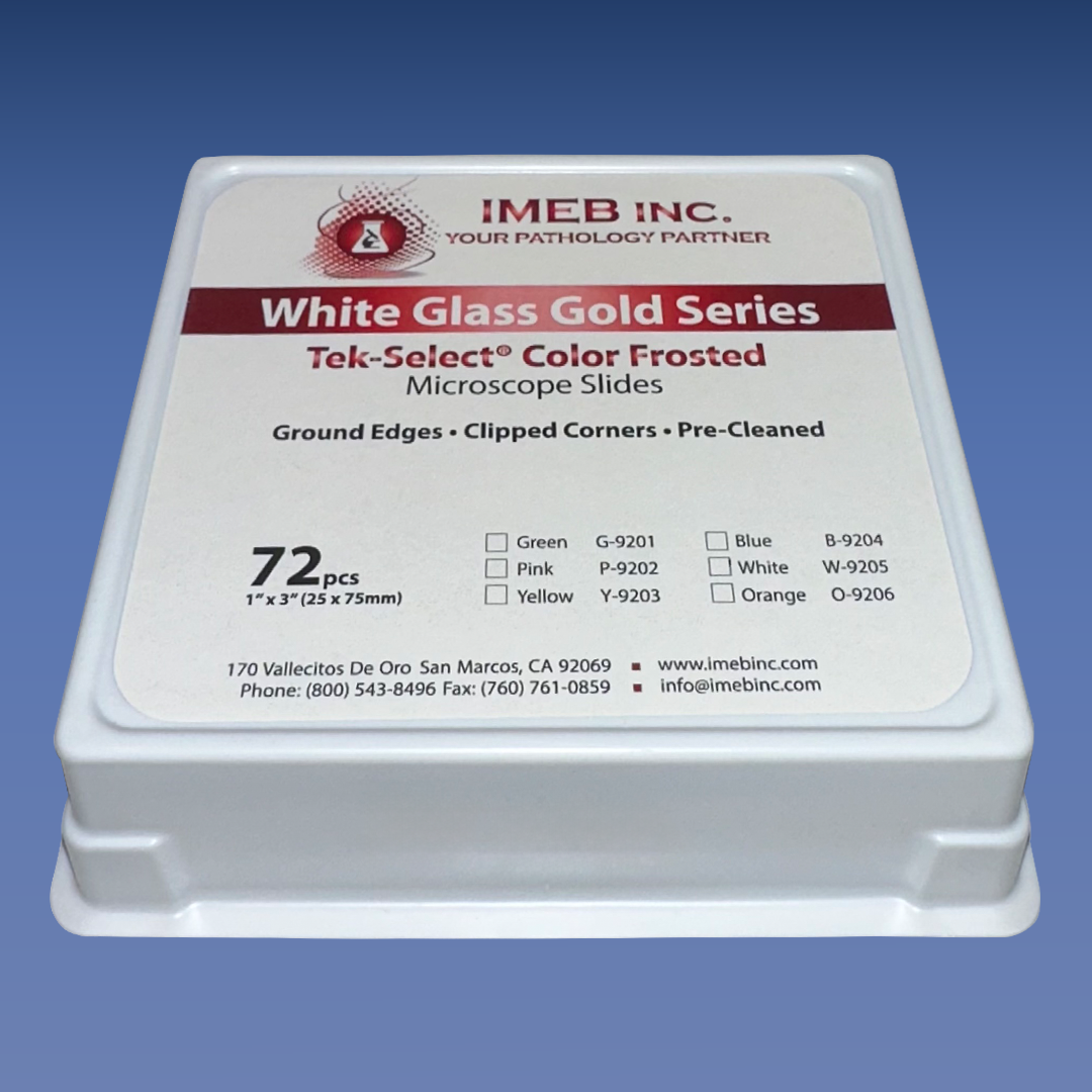 Gold Microscope Slides Box