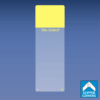 Y-9253 Yellow microscope slide