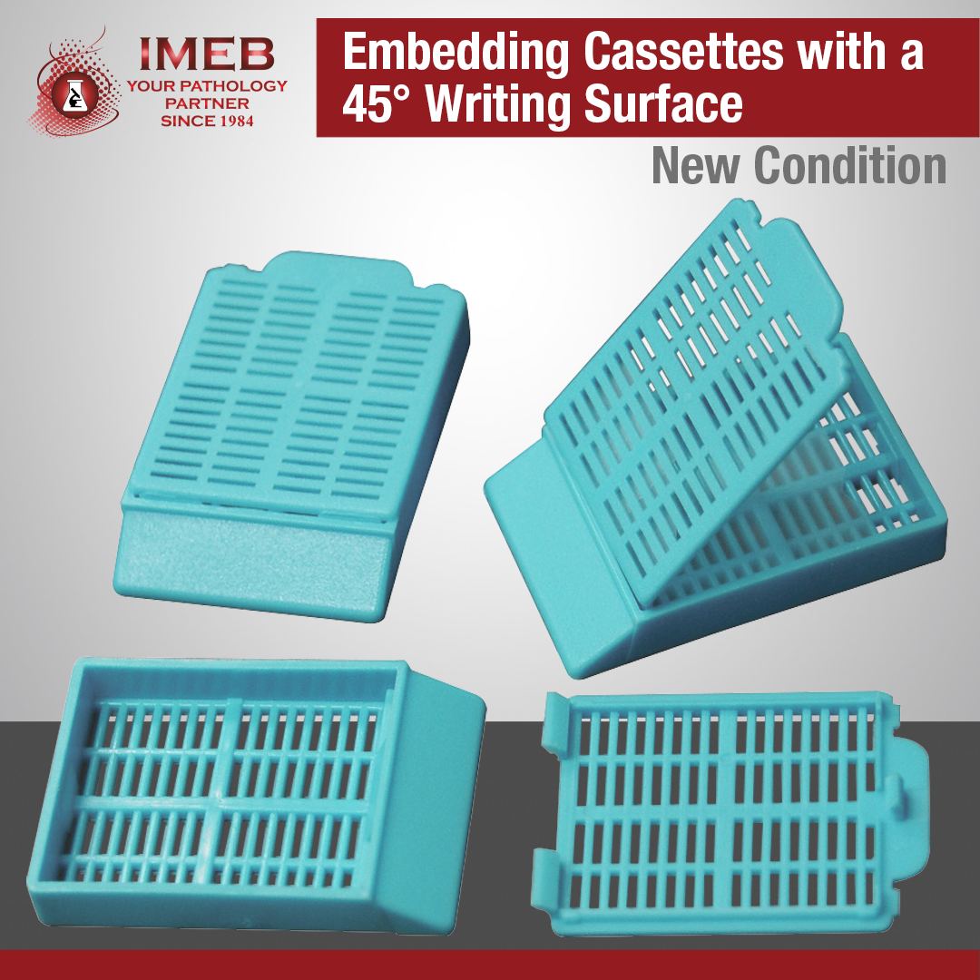 Embedding Cassettes with a 45° Writing Surface Aqua