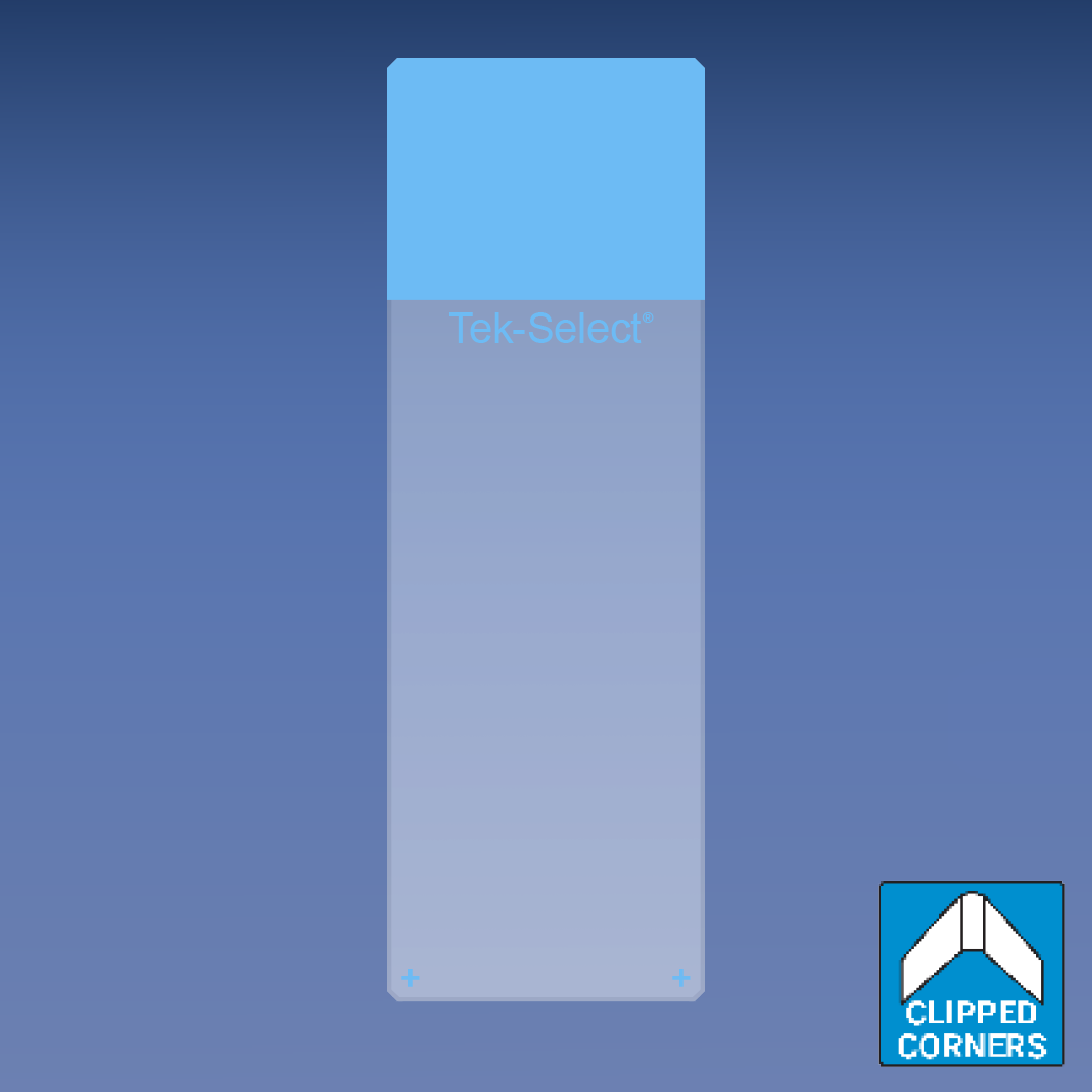 B-9254 Blue microscope slide