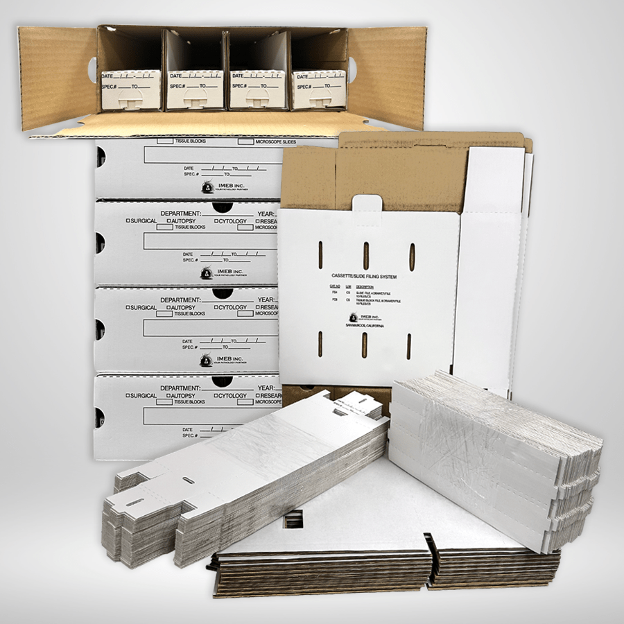 Slide Storage Cardboard Open Top Una