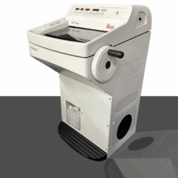 Leica CM1860 Cryostat on dark gray floor