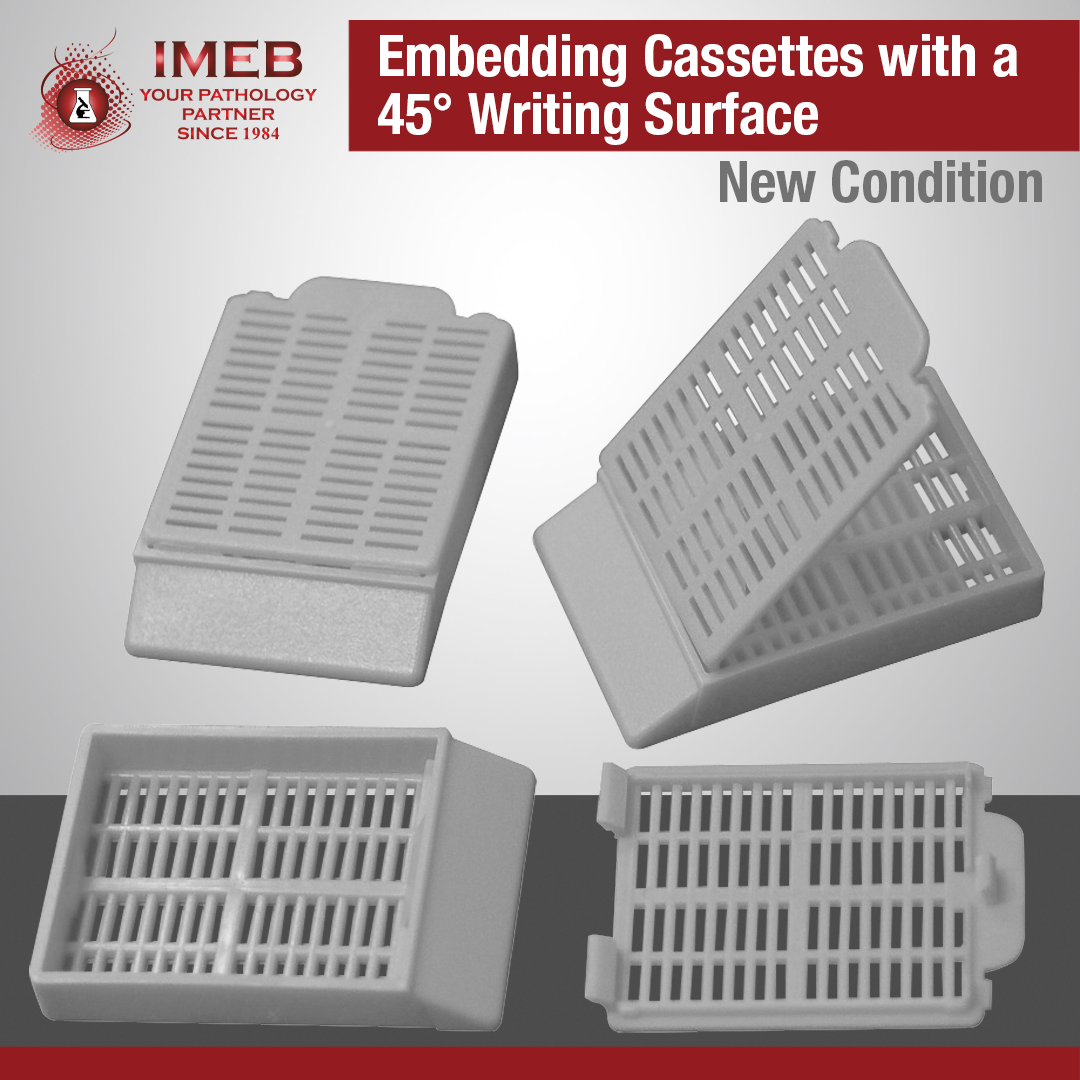 Embedding Cassettes with a 45° Writing Surface Gray