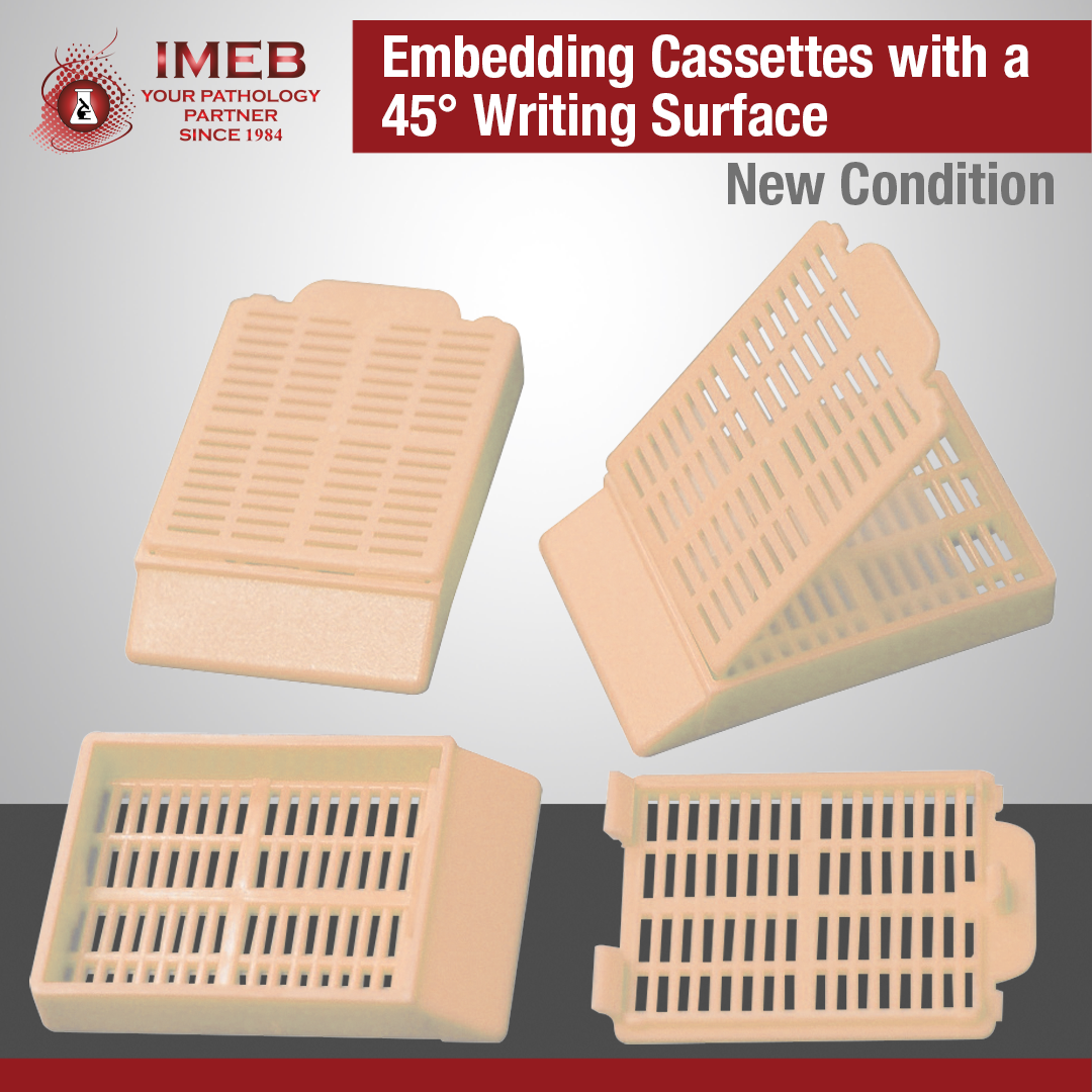 Embedding Cassettes with a 45° Writing Surface Peach