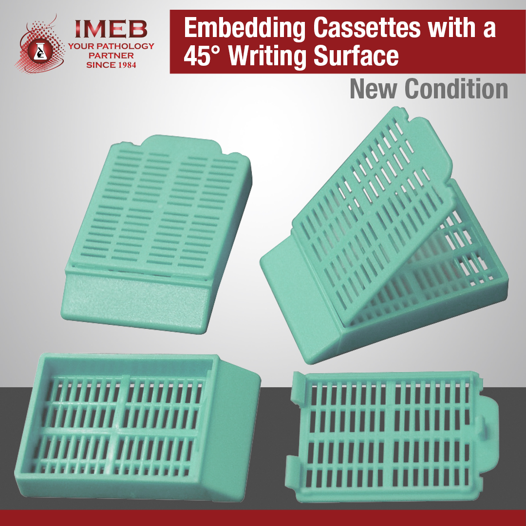 Embedding Cassettes with a 45° Writing Surface Green