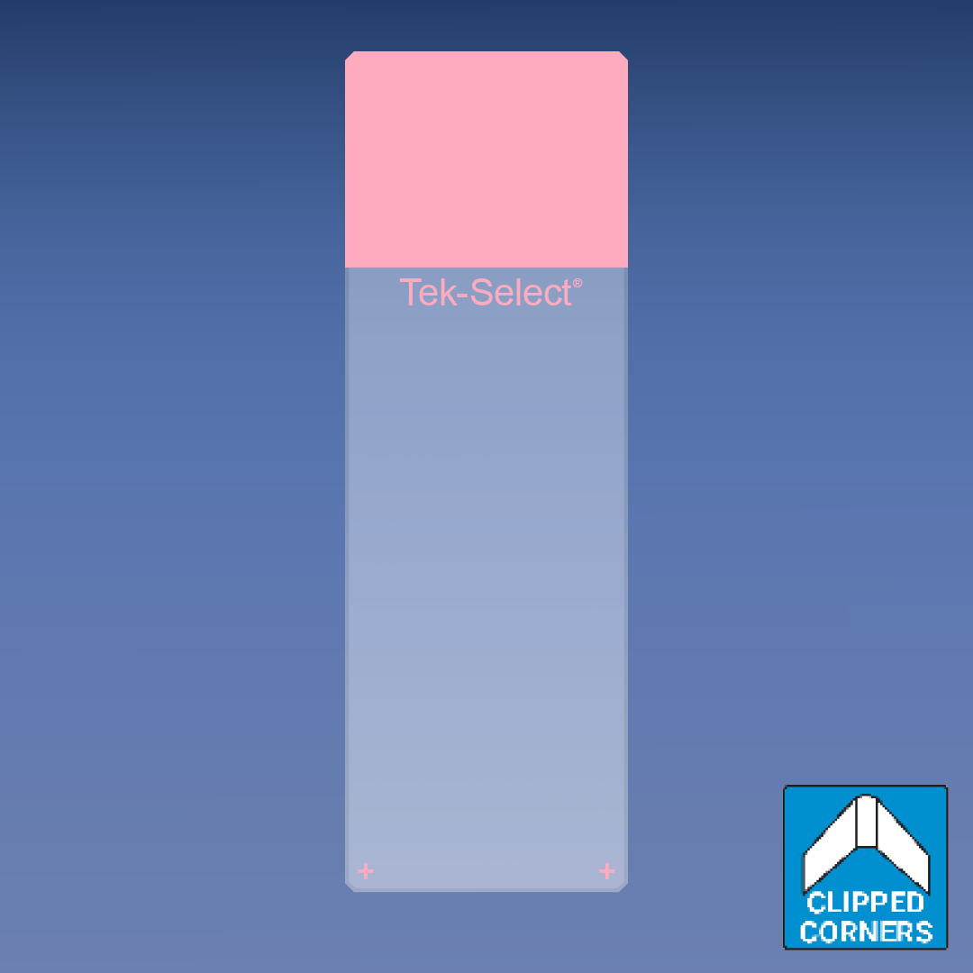 P-9252 Pink microscope slide