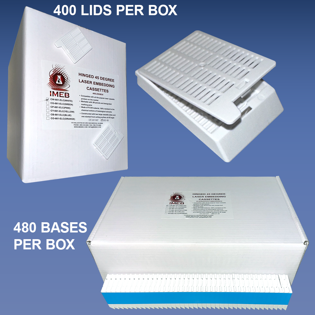 Cassettes Hinged 45 Degree on Blue BG BULK